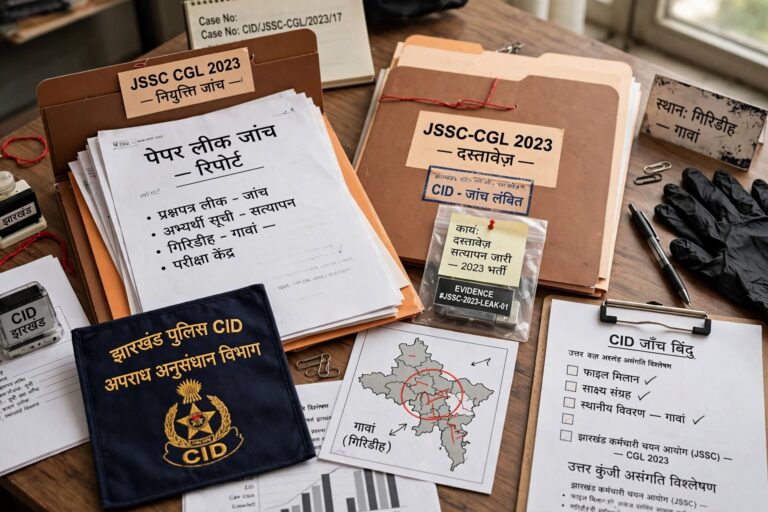 JSSC-CGL नियुक्ति मामले में CID की कार्रवाई, गिरिडीह से संजय कुमार पूछताछ के लिए हिरासत में