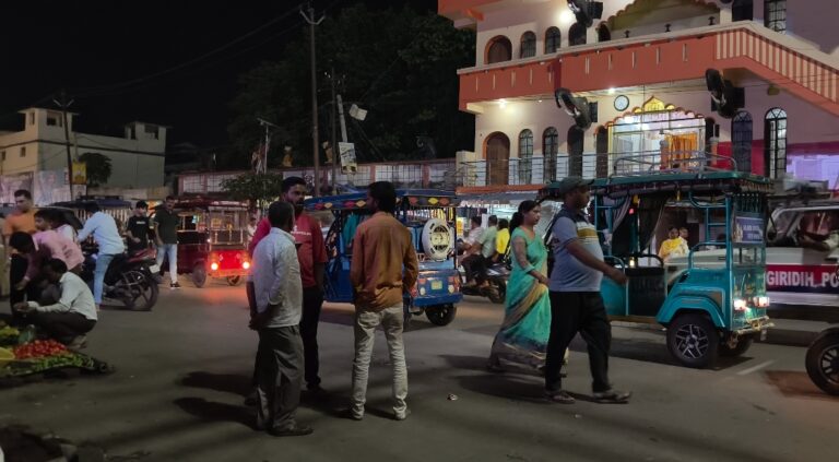 गिरिडीह में ट्रैफिक व्यवस्था बेहाल, टोटो की मनमानी और सड़क किनारे पार्किंग से बढ़ी परेशानी